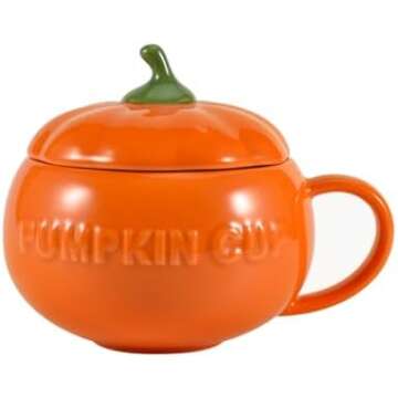 Thanksgiving Pumpkin Cups Mugs Bowls With Lids