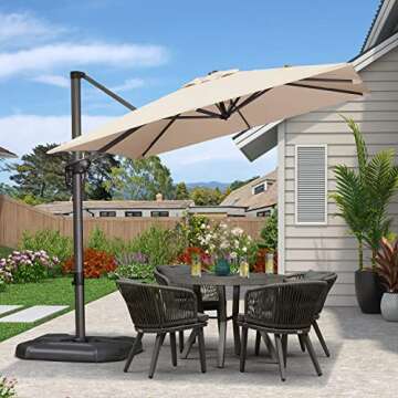 TOP 10 Patio Umbrellas on Amazon!