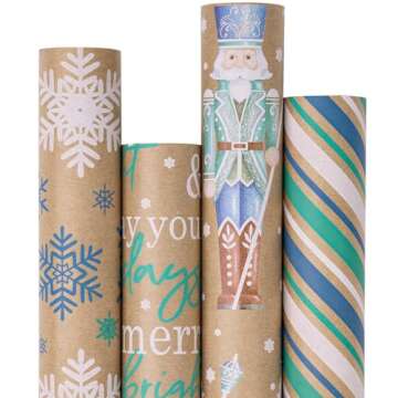 Classic coastal gift wrap