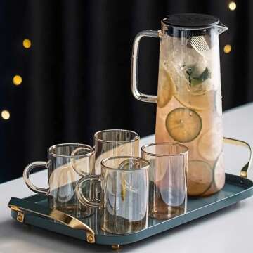 Stylish Salt & Pepper Cans, Pitchers & Glasses for Your Table