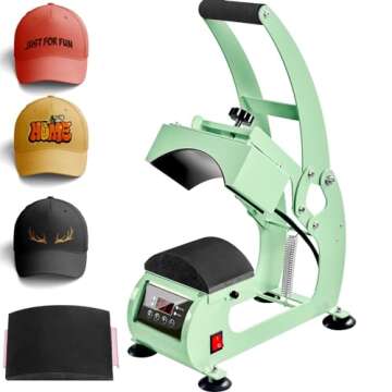 Trucker Hat Bar - Heat Press Options