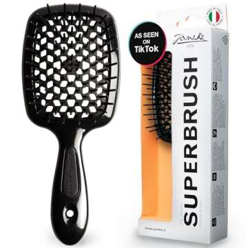 Detangling hairbrush