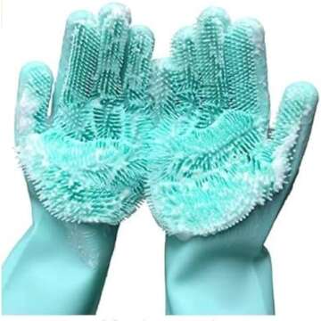 Silicone Scrubbing Gloves