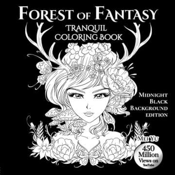 Black Background Coloring Books