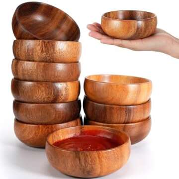 Wooden Bowls for Game Night