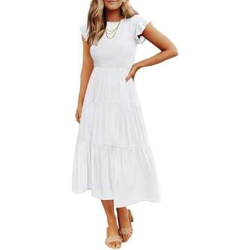 White Church Dresses For Women