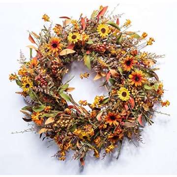 Fall Wreaths to Brighten Your Home, Door and Decor