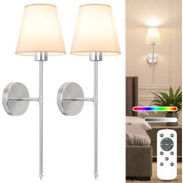 Battery Operated Wall Sconces