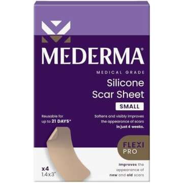 Silicone scar sheets