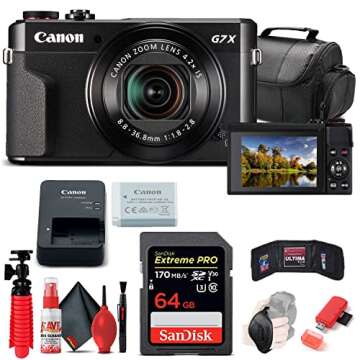 Canon G7X Mark II Camera + Accessories