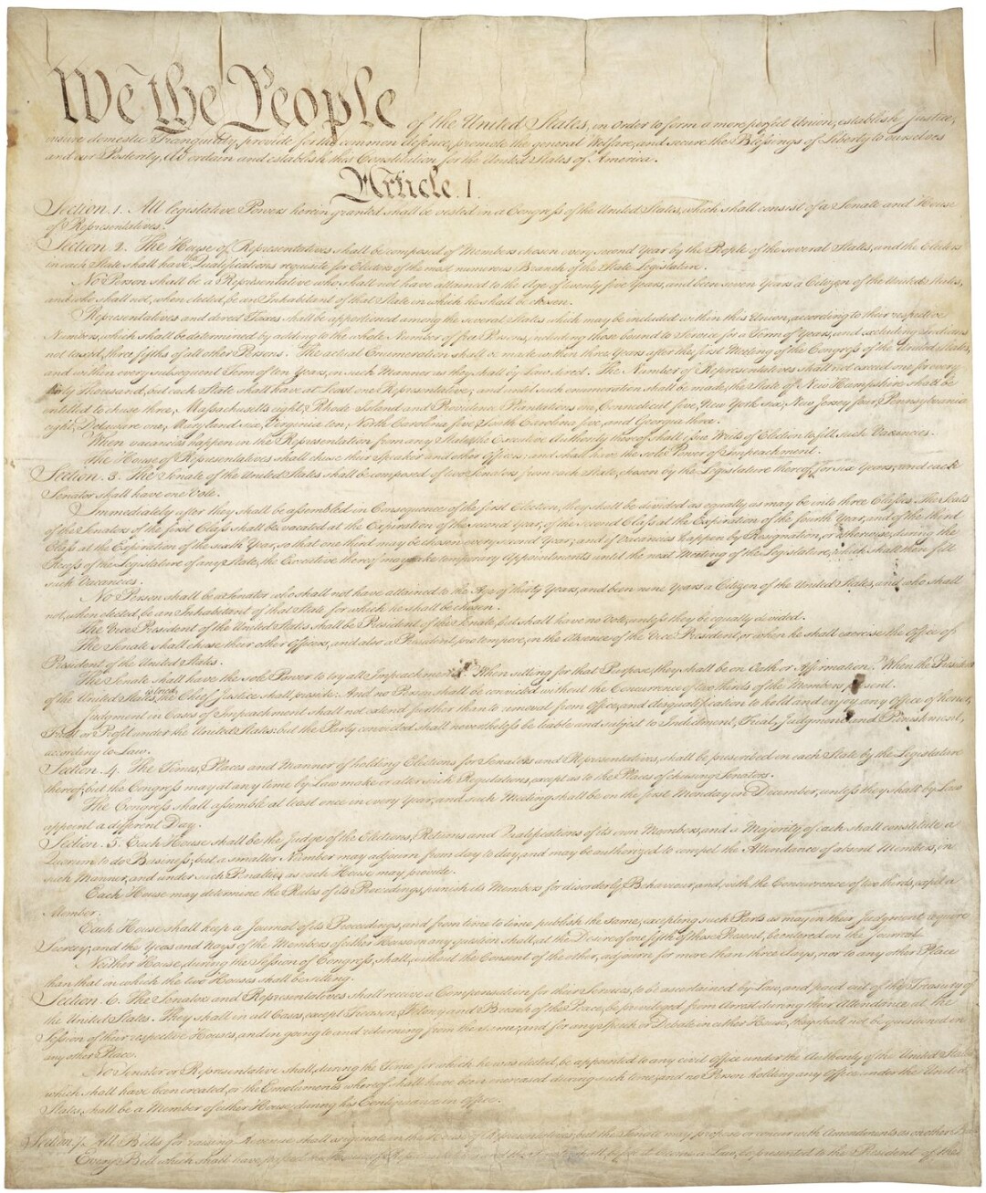 The Creation of the United States Constitution in 1787