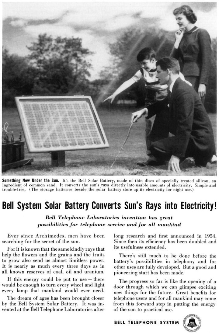 The Birth of Solar Energy Technology