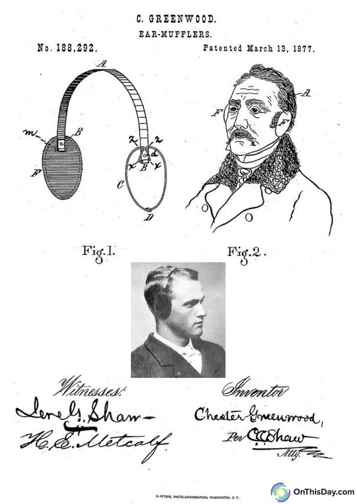 The Invention of Earmuffs by Chester Greenwood