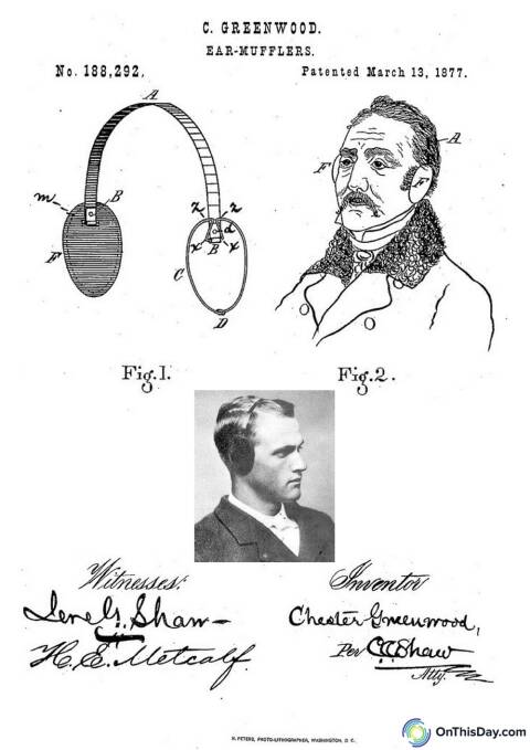 The Invention of Earmuffs by Chester Greenwood