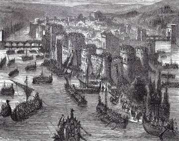 The Viking Siege of Paris in 845