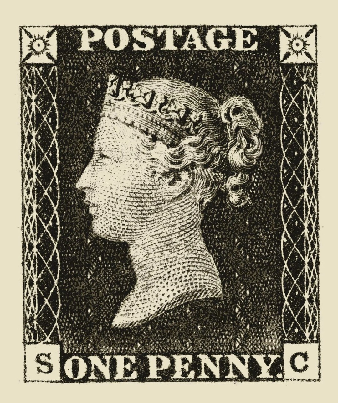 The Penny Black: The World's First Postage Stamp