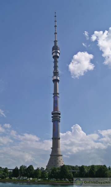 Completion of the Ostankino Tower in 1967