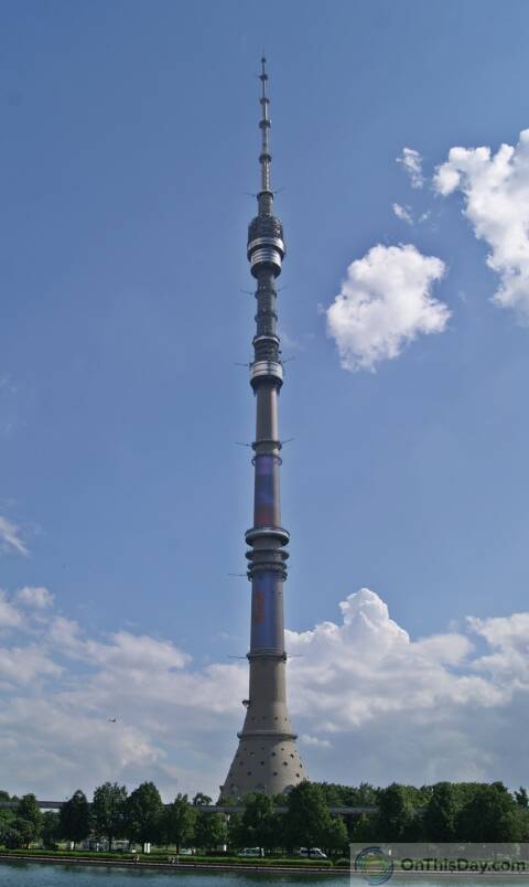 Completion of the Ostankino Tower in 1967