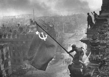 Raising a Flag over the Reichstag: A Symbol of Victory