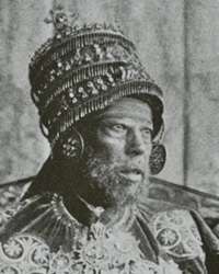 Coronation of Menelik II in 1889