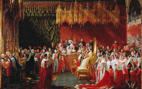 The Coronation of Queen Victoria in 1838