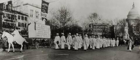 The Washington Women's Suffrage Procession of 1913