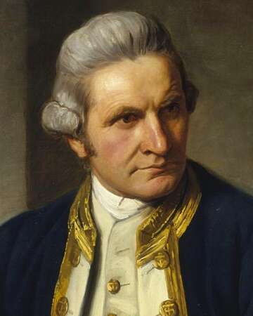 Captain James Cook First Sights Australia in 1770