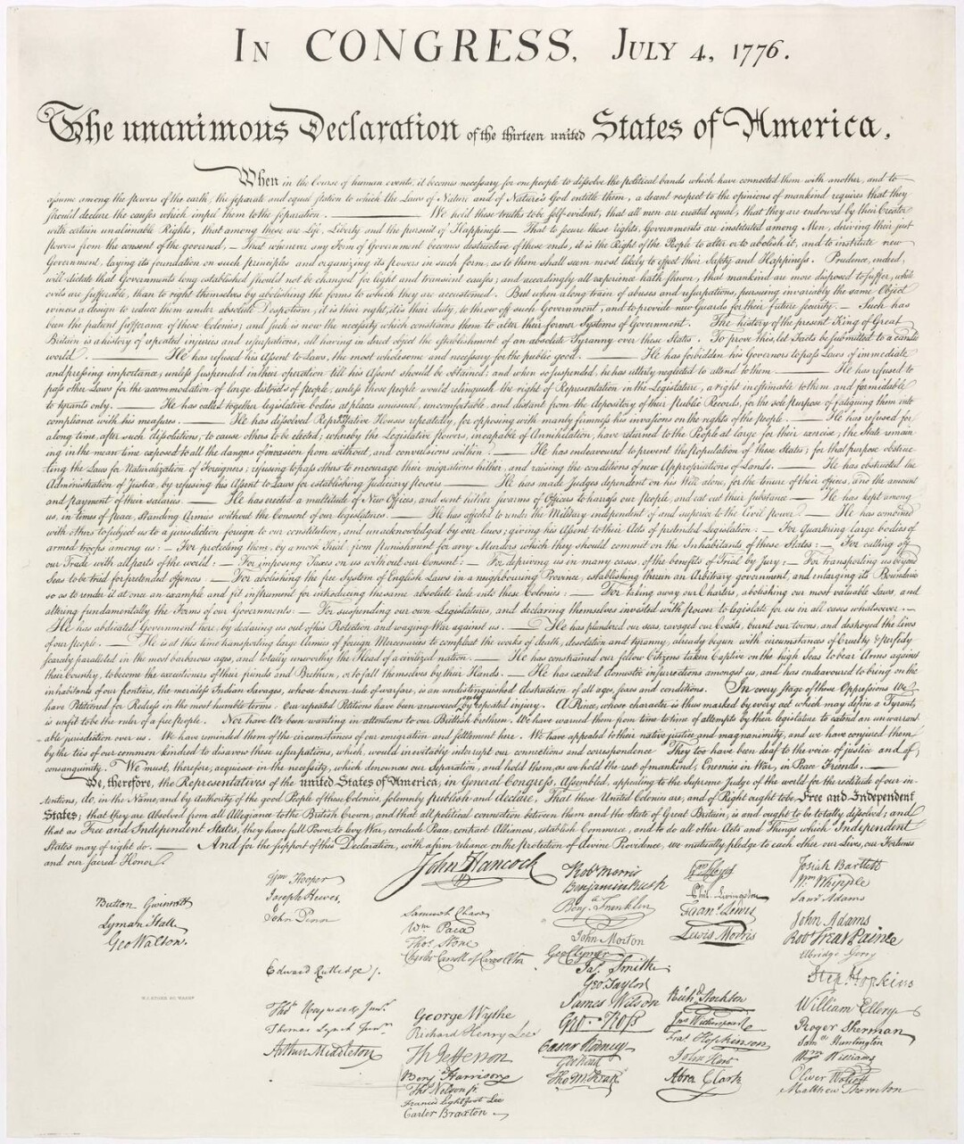 The Birth of a Nation: The Declaration of Independence